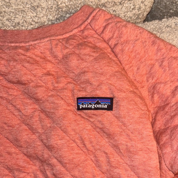 Patagonia 🍑 Peach Coral 🪸 Quilted Pullover - Picture 1 of 16